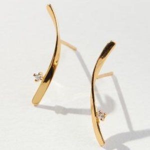 Anthropologie NICHA MODERN METAL EARRINGS